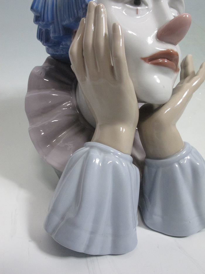 vintage porcelain clown