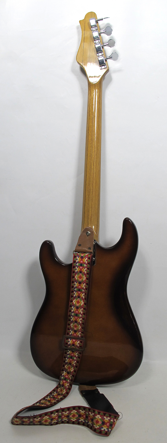 Vintage 1970's HARMONY H704 Electric Bass Guitar 4 String Woodstock Era